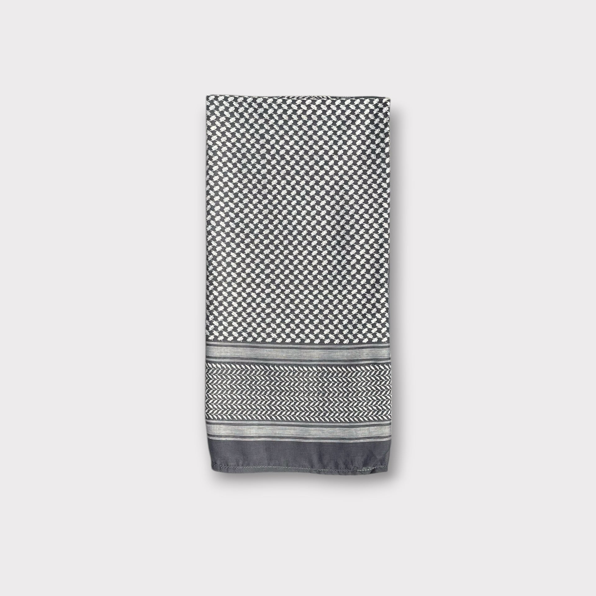 Charcoal Grey Shemagh