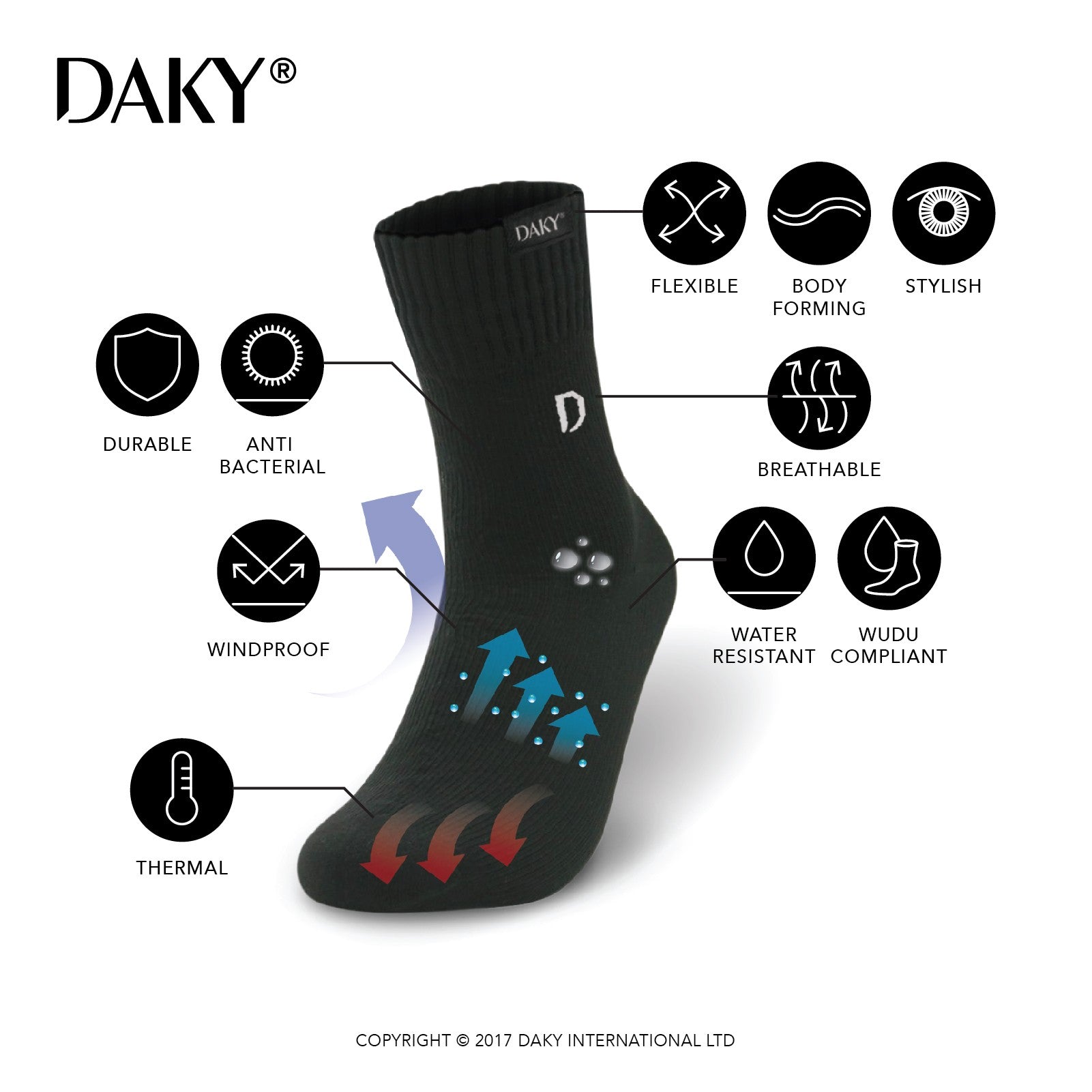 PHANTOM X - WATERPROOF & BREATHABLE SOCKS - jubbas.com